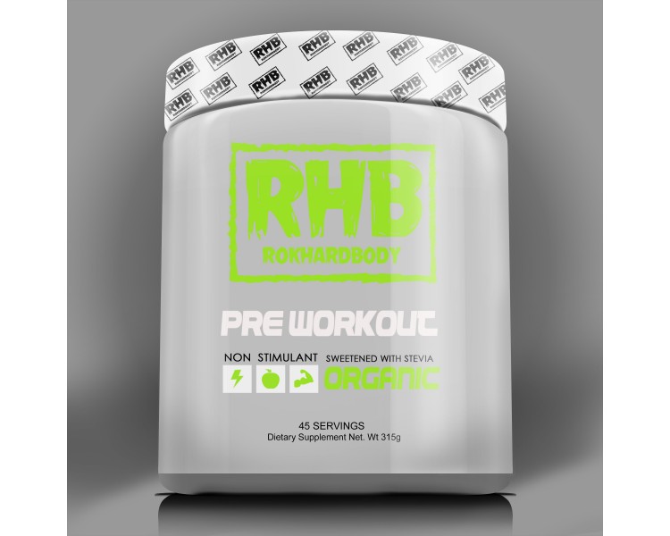 RHB vegan pre-workout non stim