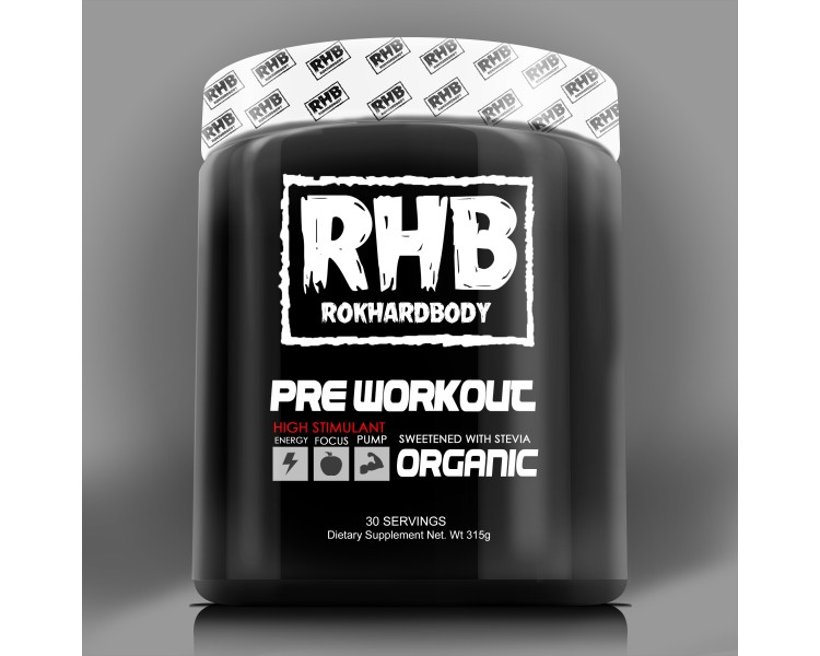 RHB vegan pre-workout high stim